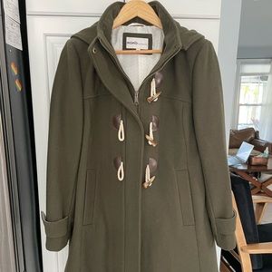Adorable Olive Green Swing Pea Coat M
